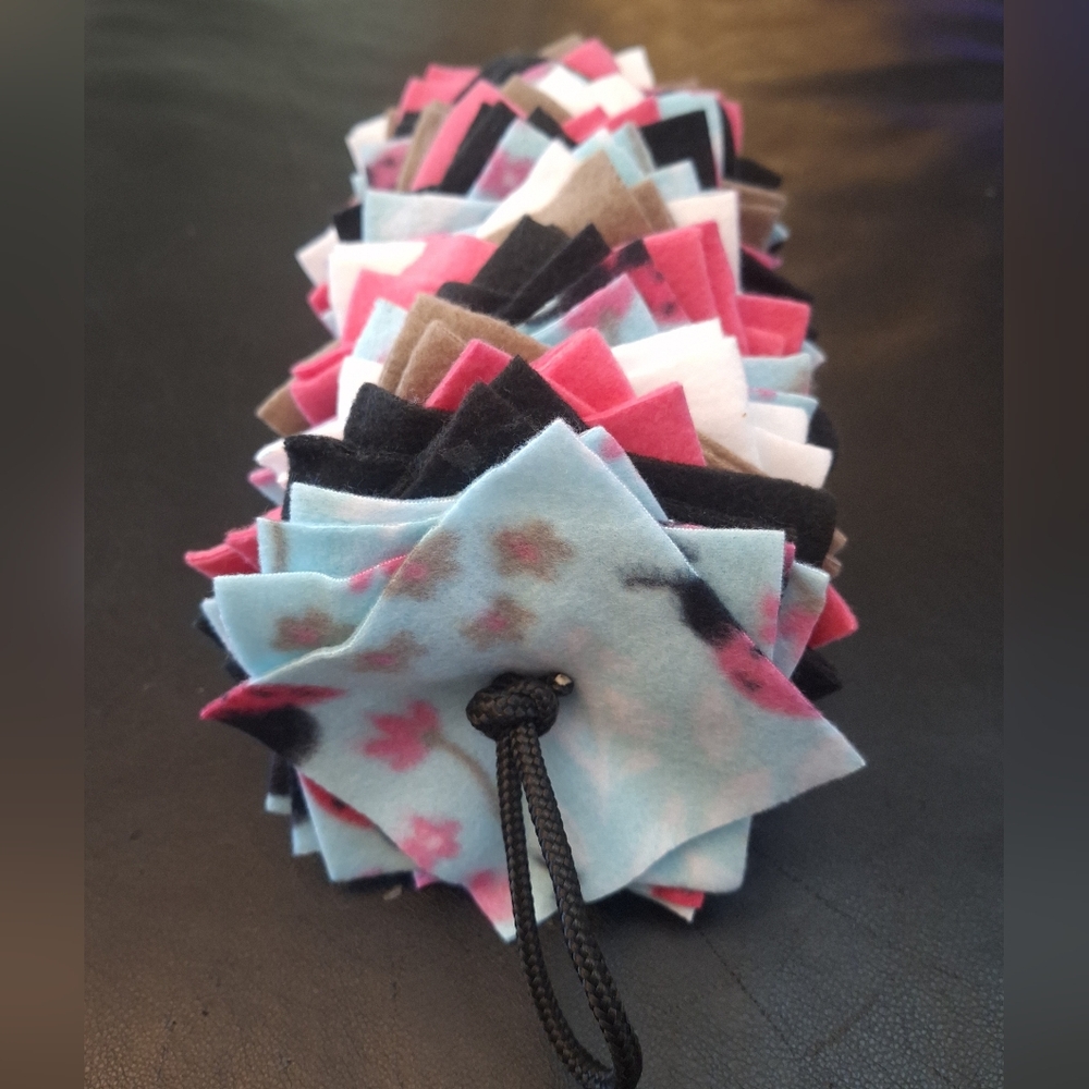 Square Snuffle Rope, Treat Dispenser, Enrichment Puzzle Dog Toy